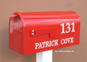 Red Newport Mailbox