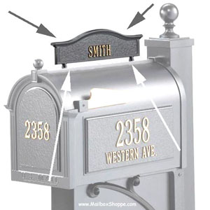 Whitehall Mailbox Topper