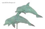 Double Dolphin Weathervane