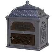 Charcoal Classic Mailbox by Gaines Manufacturing