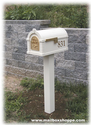 Keystone Series Mailbox   Gaines Cast Aluminum Mail Box  