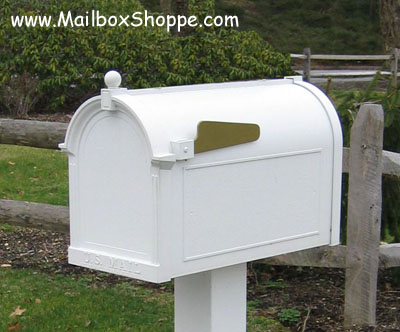 Double Whitehall Mailbox   2 Post Mail box & Door Signs  