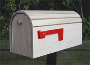 Cedar Slat Mailbox